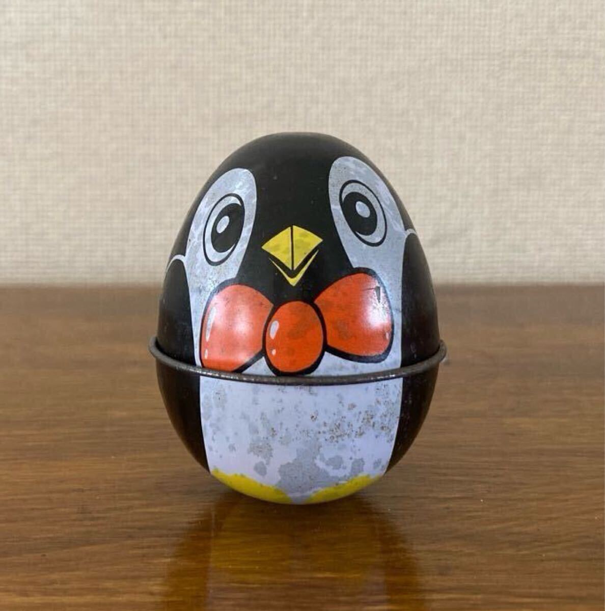 希少/レア/フルタ製菓 /フルタ/いろいろ玉子/チョコレート/ペンギン玉子/容器/当時物/昭和レトロ /食玩/ブリキ/置物/アンティーク拍卖