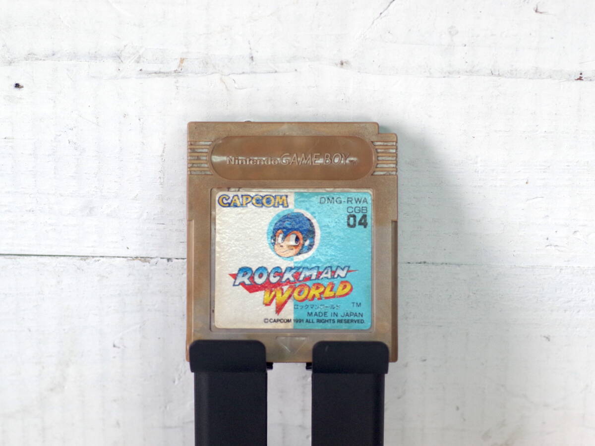 M12785【GB】エタノールで端子清掃 起動OK! ロックマンワールド ROCKMAN WORLD ゲームボーイ ゆうメール150g or ゆうパック拍卖
