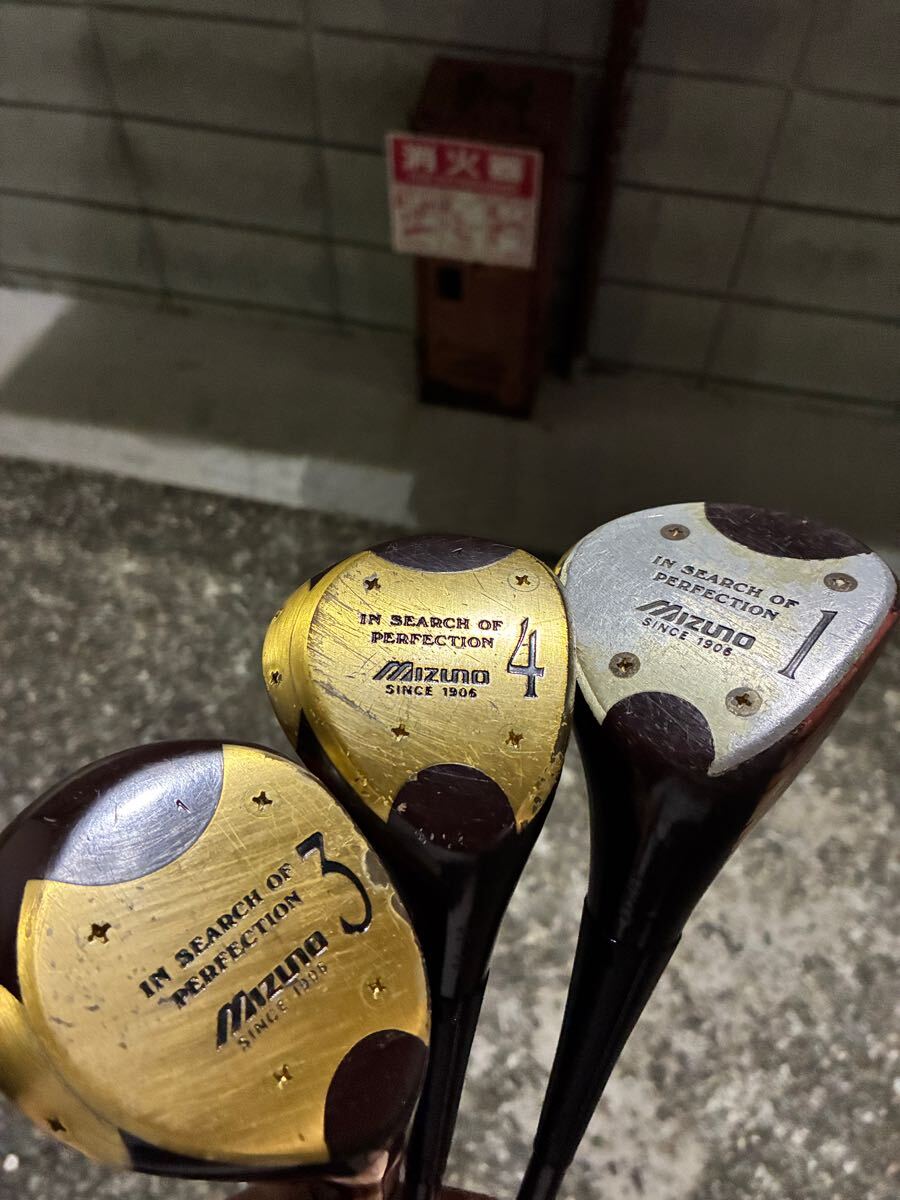 送込!ミズノ パーシモン 3本セット!拍卖