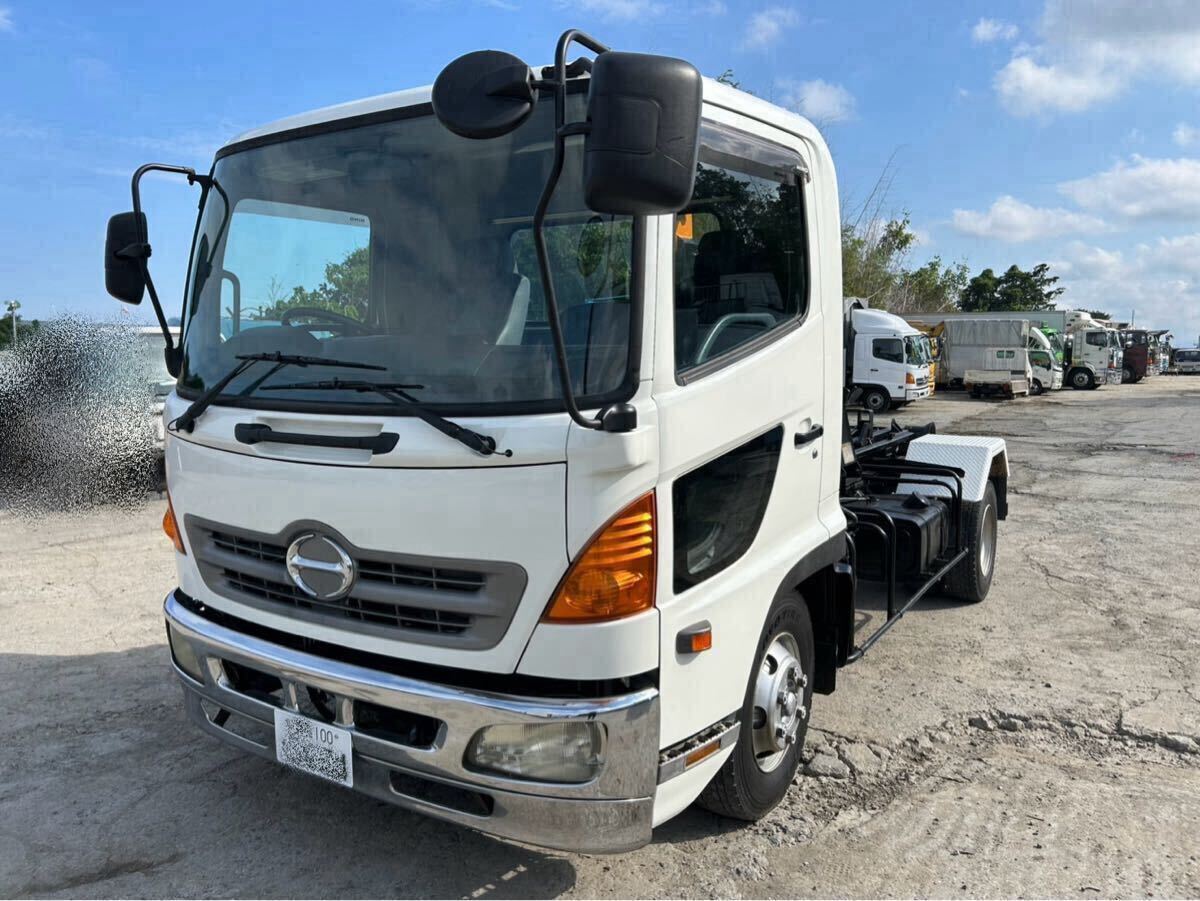 【諸費用と税コミ】日野レンジャー アームロール コンテナ専用車 25万KM MT 6,400cc 新明和ダブルシリンダー 車検長 乗って帰れる 絶好調拍卖