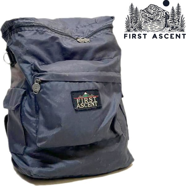 1点物◆First Ascentビンテージ80sリュックサック雰囲気系バックパック古着メンズレディースOKアメカジ90sストリート/バッグブランド349147拍卖