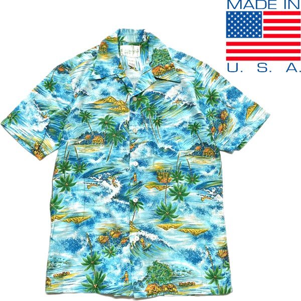 1点物◆USA製ビンテージ70sハワイアンシャツKOHALAアロハシャツ古着メンズSMレディースOKアメカジ90sストリート/スポーツ個性派手花349229拍卖
