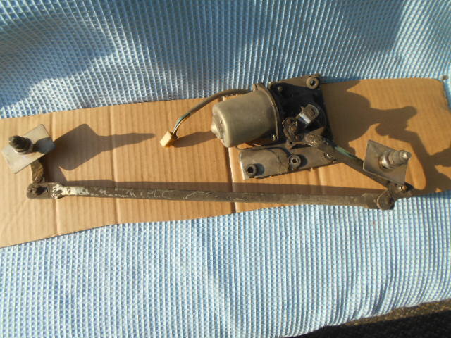 旧車 クラシック ホンダ メーカー不明 ワイパーモーター & リンクアーム ミツバ 12V NO.110拍卖