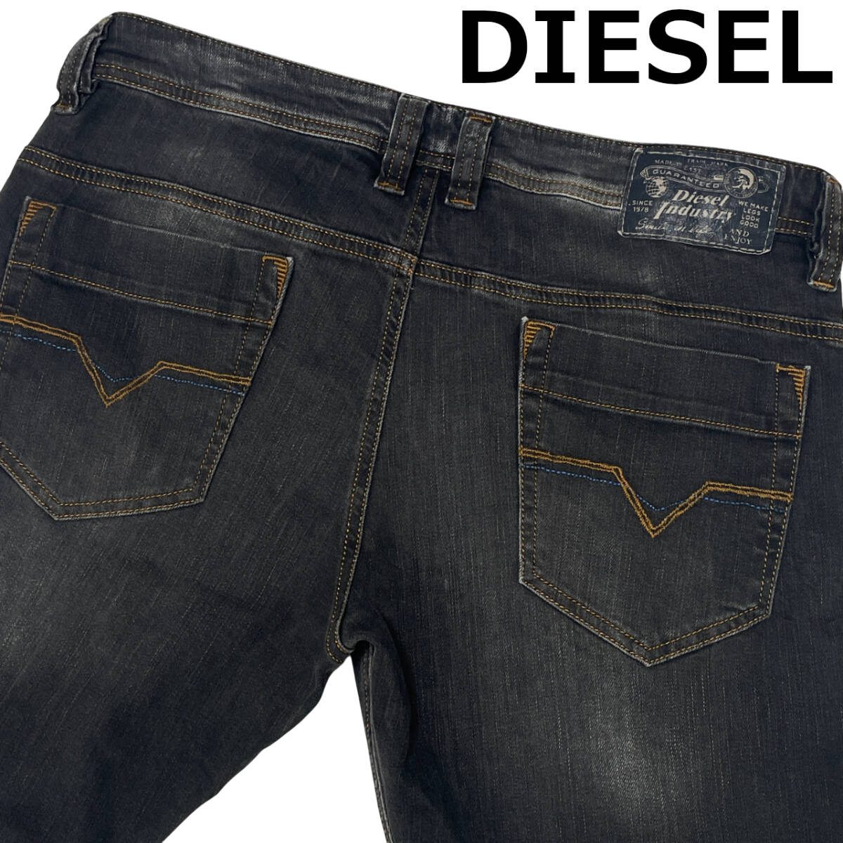 DIESEL ディーゼル SAFADO W33 (約88cm W34相当) 9分丈 イタリア製 ストレッチ デニム パンツ ジーンズ拍卖
