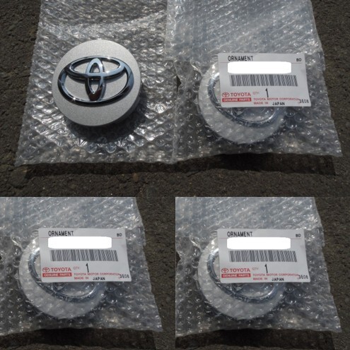 ★計4点セット★トヨタ 純正部品 新品 未使用 プリウスA ZVW4 エスティマ アルファード ヴェルファイア ホイールハブ オーナメント TOYOTA拍卖