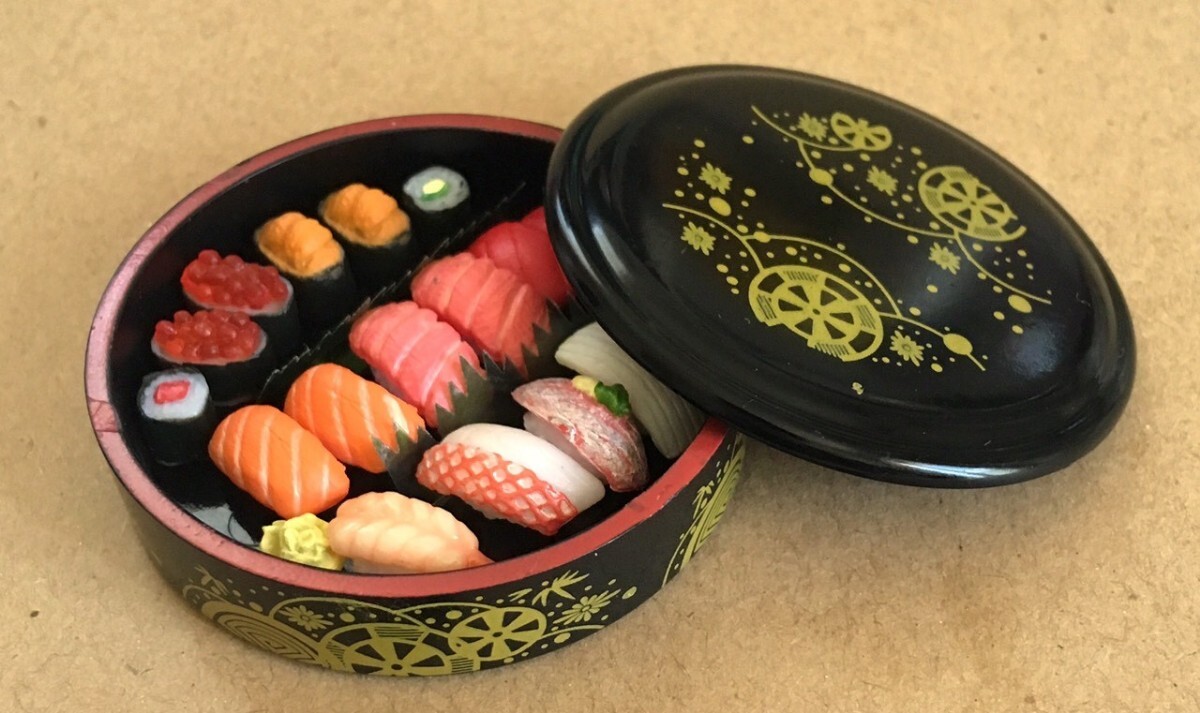 お寿司 ミニチュア品 リーメント 今日は贅沢お寿司の日 ぷちサンプル拍卖