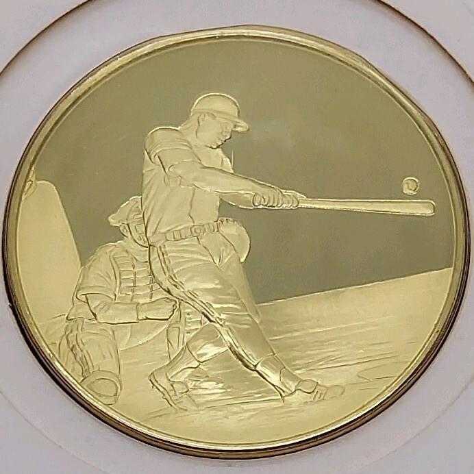 銀メダル シルバー925 読売巨人軍 王貞治 世界ホームラン王 公式記念セット コレクション品拍卖