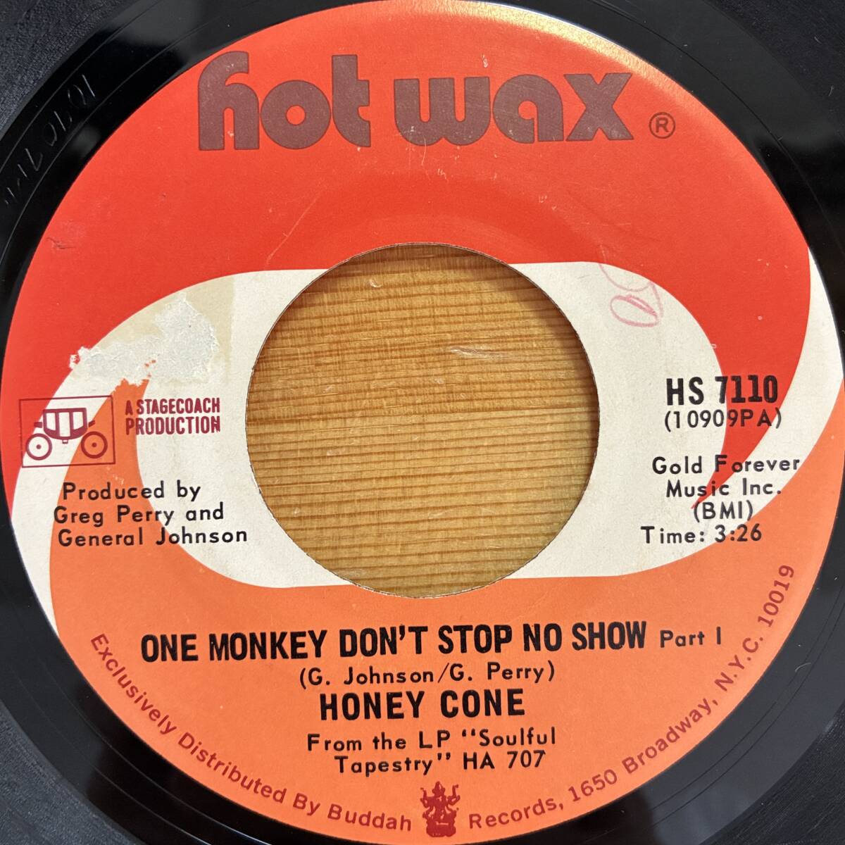 THE HONEY CONE ONE MONKEY DON'T STOP NO SHOW 45's 7インチ拍卖