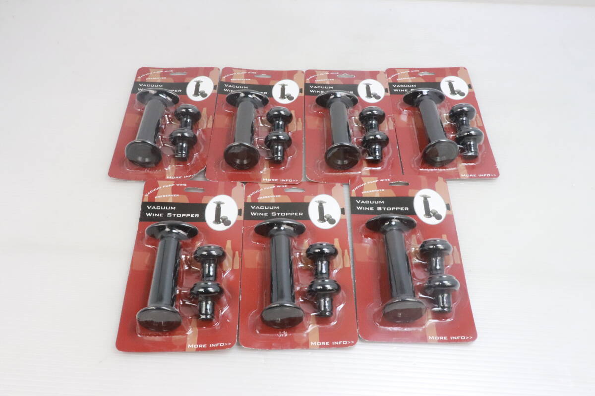 未開封・未使用品★VACUUM WINE STOPPER ハルトワインバキューム HALT WINE VACUUM まとめて7点セット まとめ売り K426拍卖