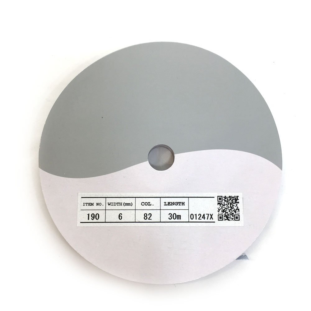 ◆SHINDO 品番SIC-190 ポリエステルペタシャムリボン 1巻 幅6mm NO.82 ブルーライト 01247X リボンテープ グログランリボン 6CC/92998拍卖