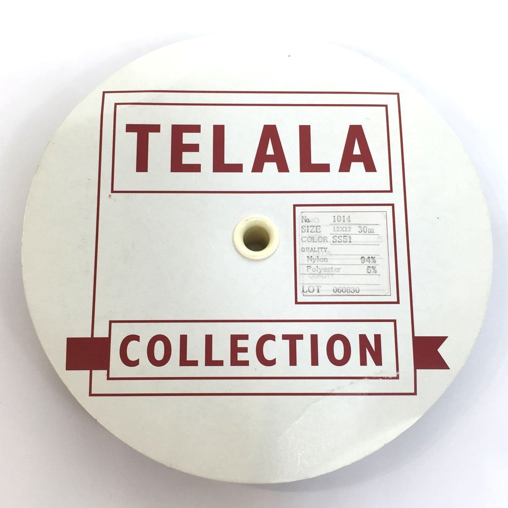 ◆TELALA 品番1014 Shiny Stretch ストレッチテープ 1巻 12×12mm チャコールグレー グログランテープ ハンドメイド 6CC/92984拍卖