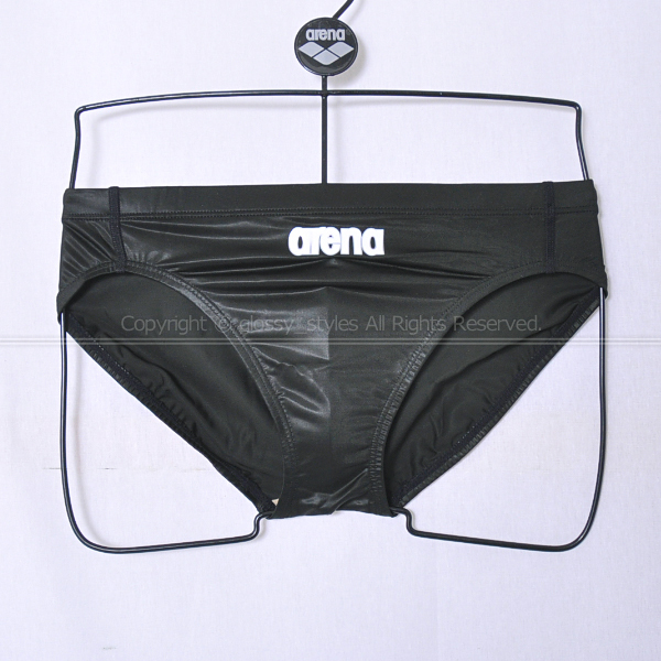 k1450-61■新品箱付 arena アリーナ 初期NUX ニュークス 光沢 リミック 競パン 競泳水着 ARN-4008 BLK O拍卖