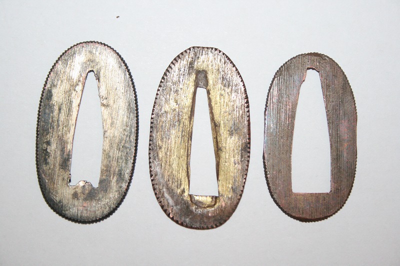 時代物切羽三枚セット拍卖