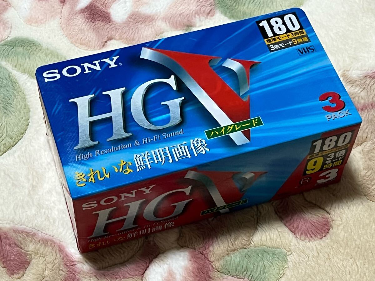 ビデオテープ VHS 3本セット SONY 未開封 未使用品拍卖