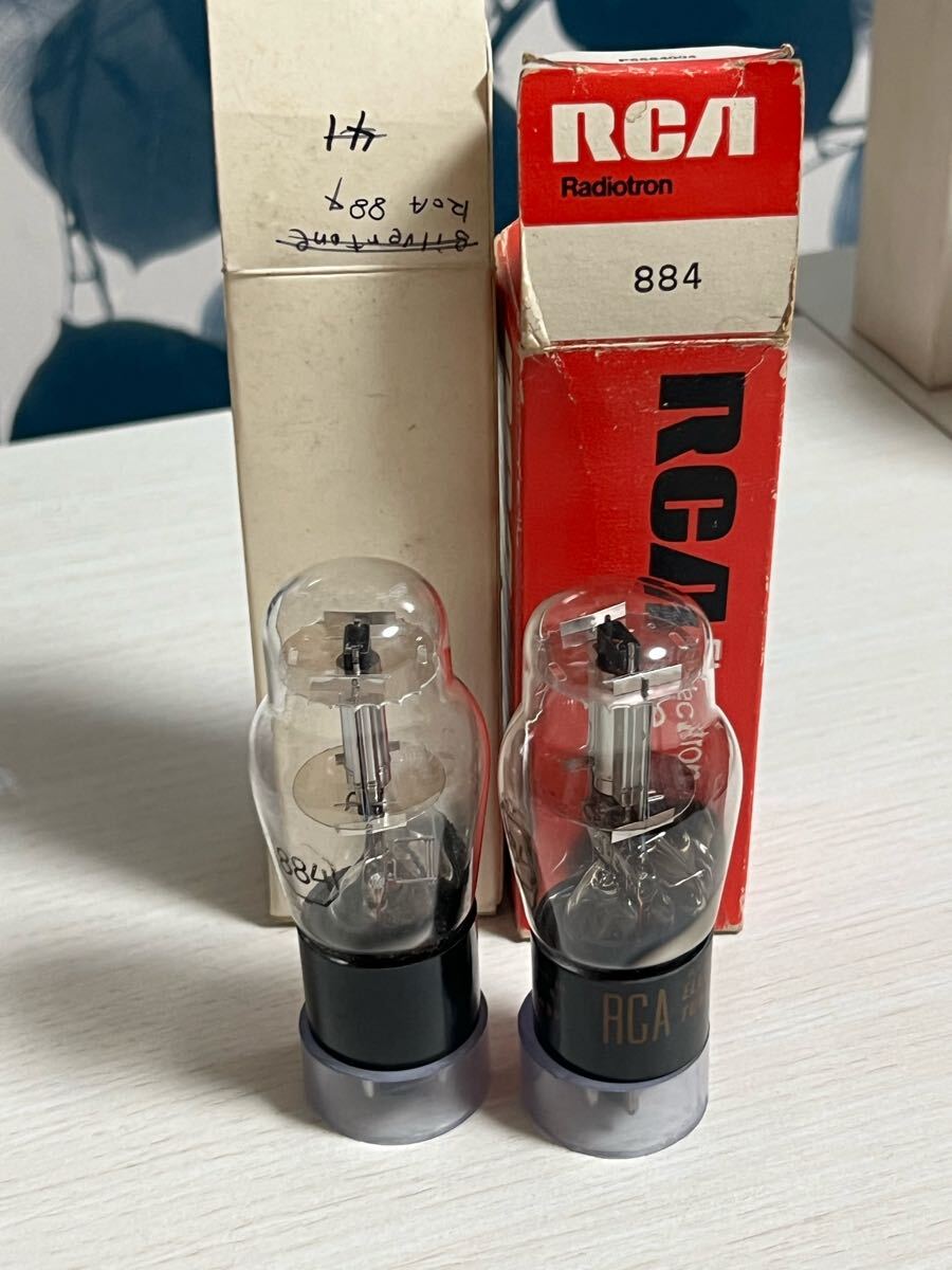 884 2本 RCA 試験済み 真空管 拍卖