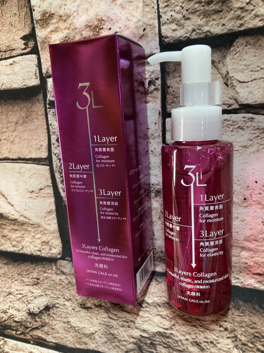 送料無料!潤い3倍、ぷるるん肌!日本製 ジャパンギャルズ【スリーレイヤー洗顔料】1個1,700円が拍卖