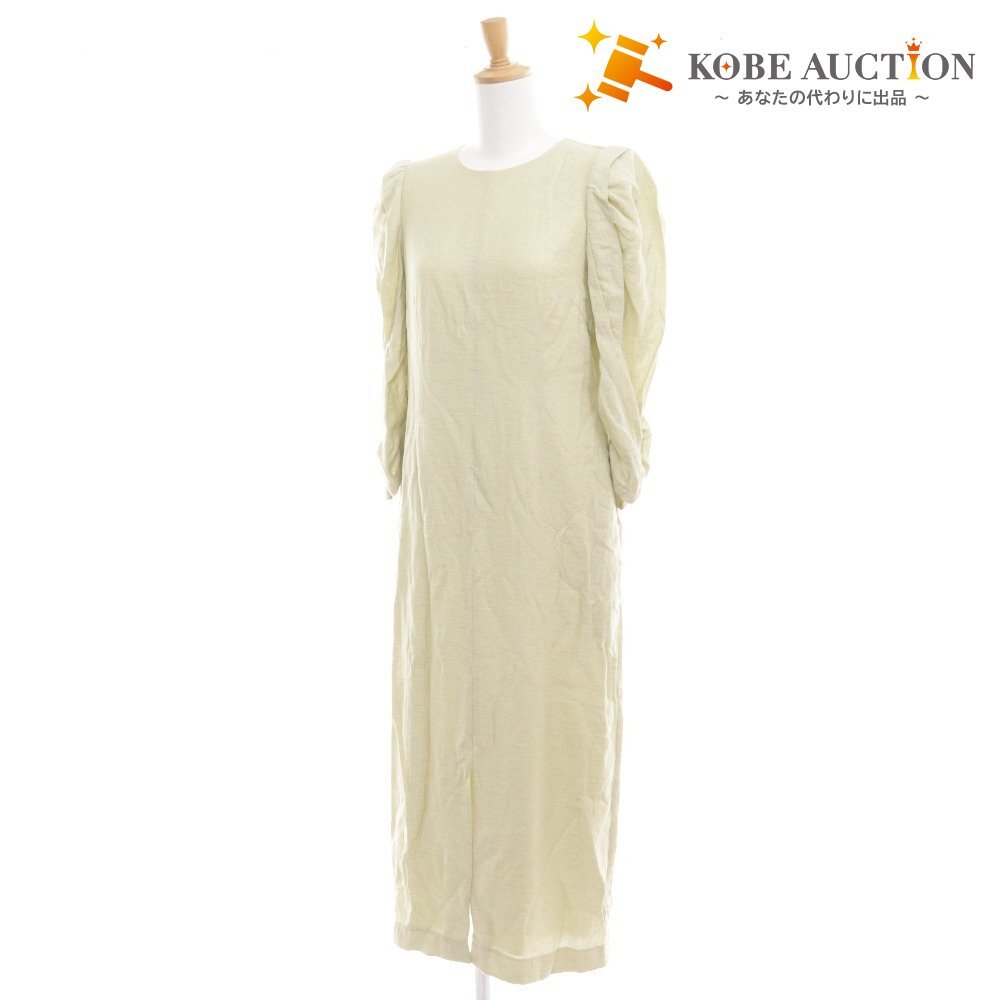 ■ セルフォード ワンピース 長袖 トップス ボトムス フリル レディース 38 ライトグリーン拍卖