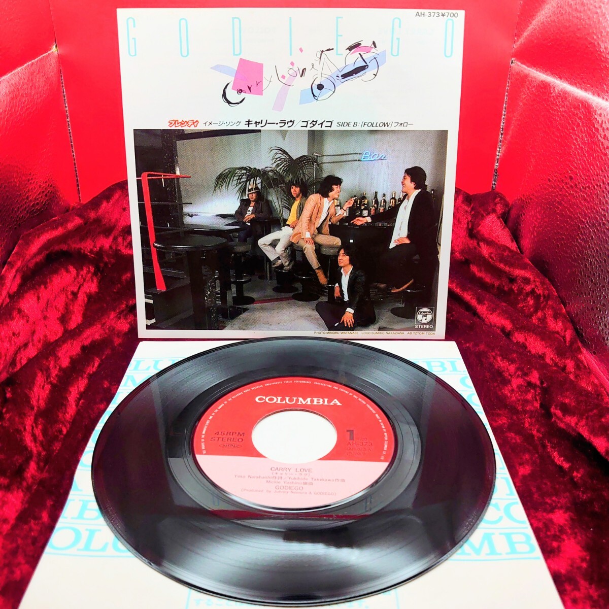 6225【EP盤レコード】ゴダイゴ キャリー・ラヴ / FOLLOW フォロー AH-373 タケカワユキヒデ ロック 昭和ポップス 7インチ シングル 邦楽拍卖