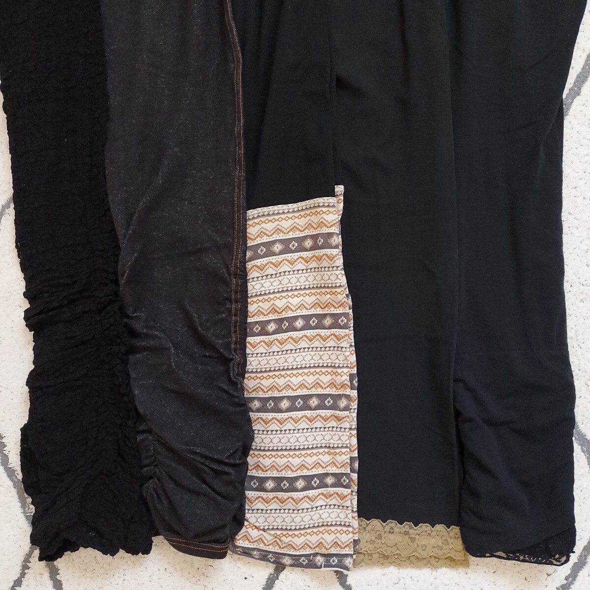 レディース レギンス 黒 5点 まとめ売り拍卖