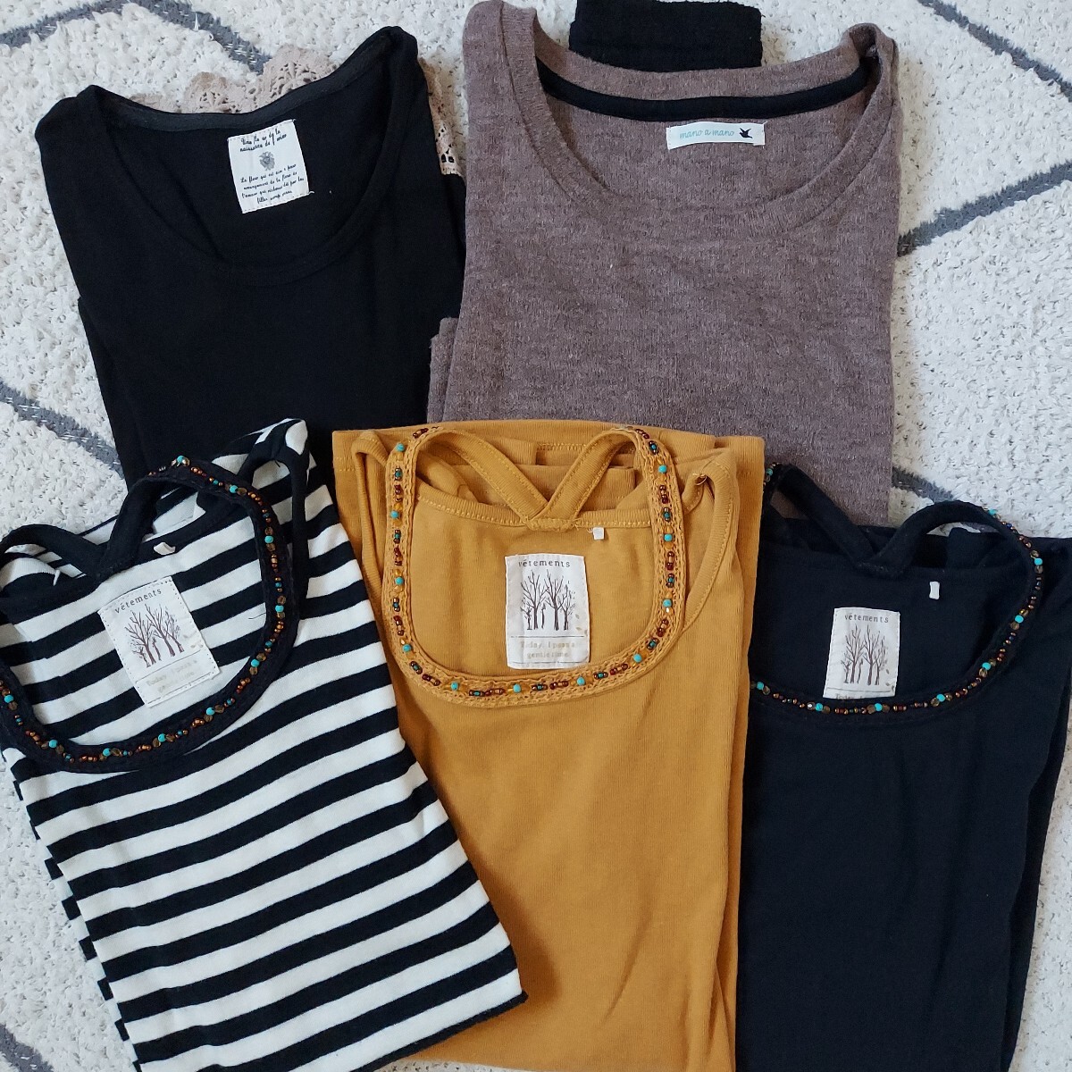 レディース トップス カットソー 長袖 5枚セット拍卖