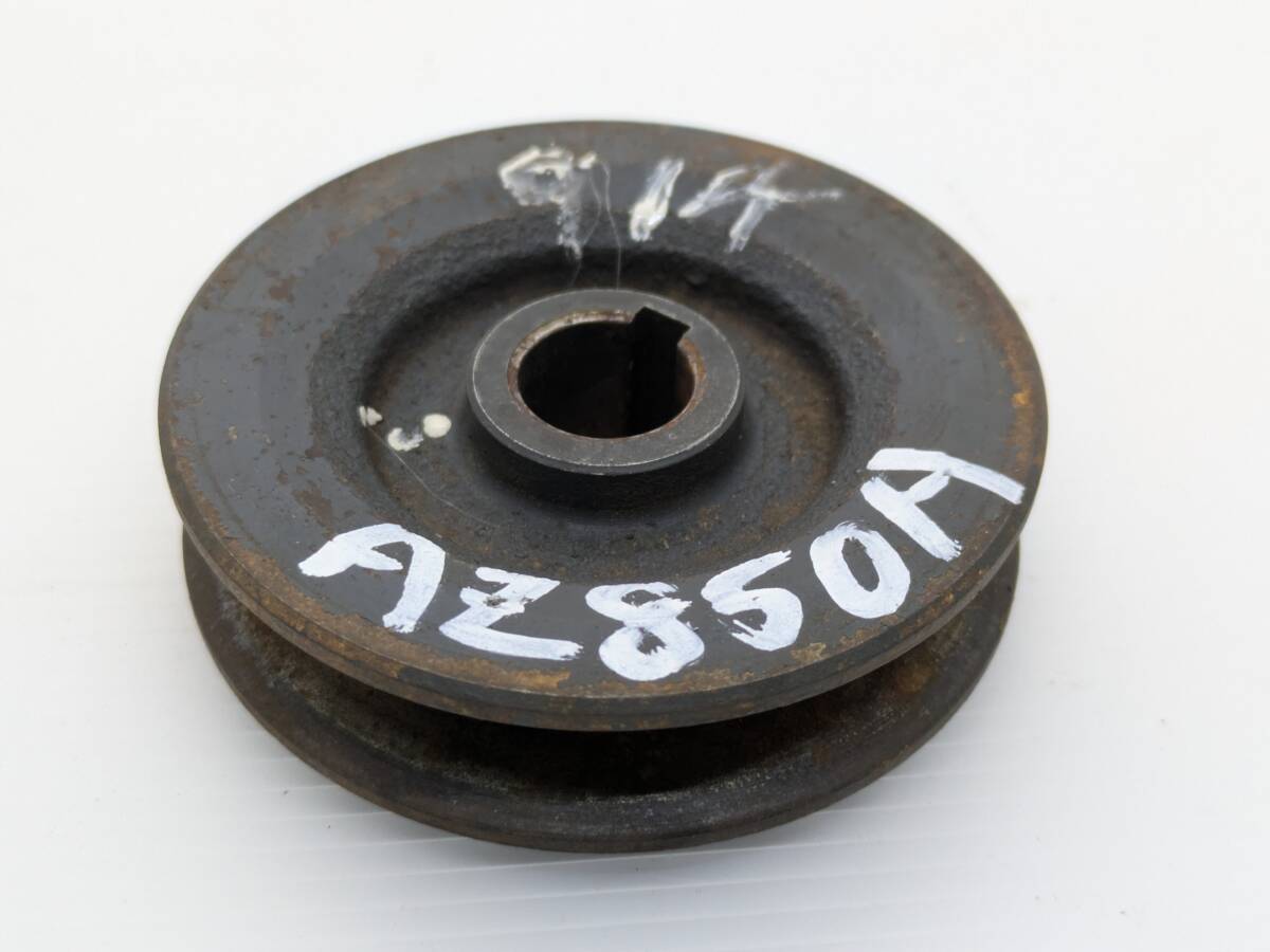 No.914●1連プーリー●Aベルト●軸径Φ15mm●鍵幅5mm●外径Φ75mm●全体厚み22mm●草刈機用●スパイダーモア●草刈り機用●AZ850A●SP850A拍卖