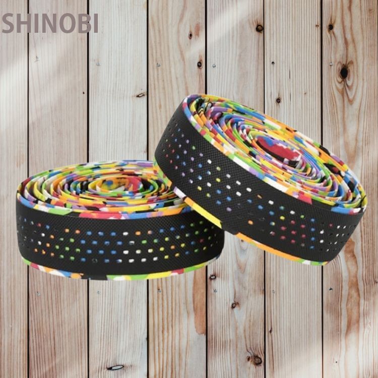 バーテープ ロード用 自転車バーテープ ハンドルバーテープ ロードバイクバーテープ 衝撃吸収 軽量柔軟 滑り止め EVA製 取り付け簡単拍卖