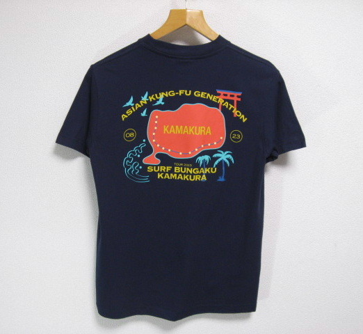 未使用 アジカン サーフブンガクカマクラ 2023 Tシャツ サイズS 紺拍卖