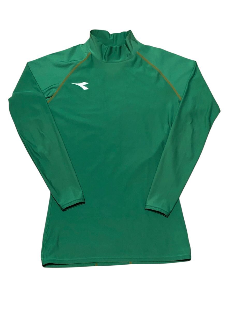 【サッカー】ディアドラ インナーシャツ 長袖 ハイネック M 緑拍卖