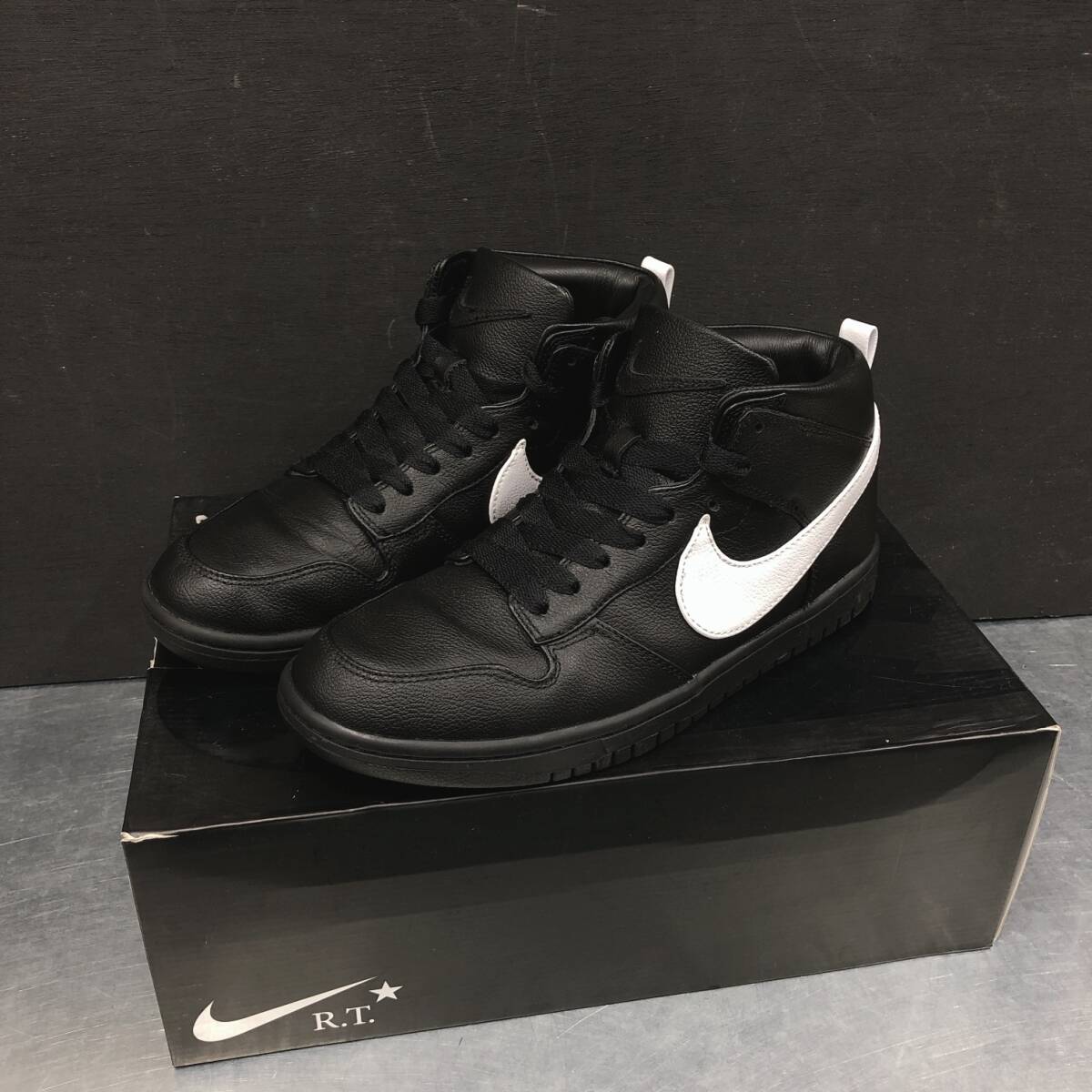 GQ2615◇NIKE / Riccardo Tisci DUNK LUX CHUKKA RT◇26.5cm◇黒/白 910088-001 リカルド ティッシ ダンク ラックス チャッカ拍卖