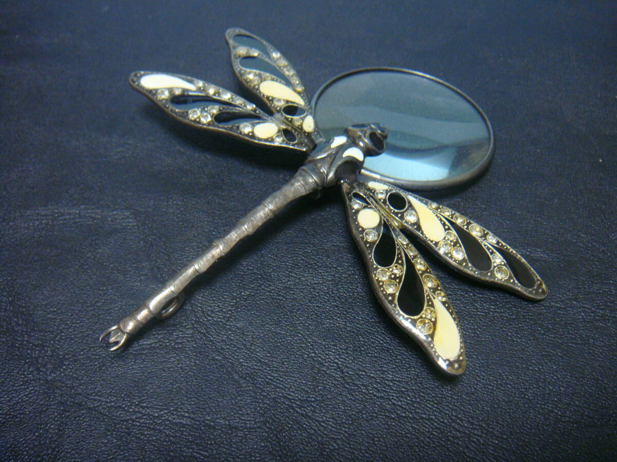 ◆アンティーク アールヌーボー トンボ ルーペ ペンダント PIERRE BEX◆拍卖