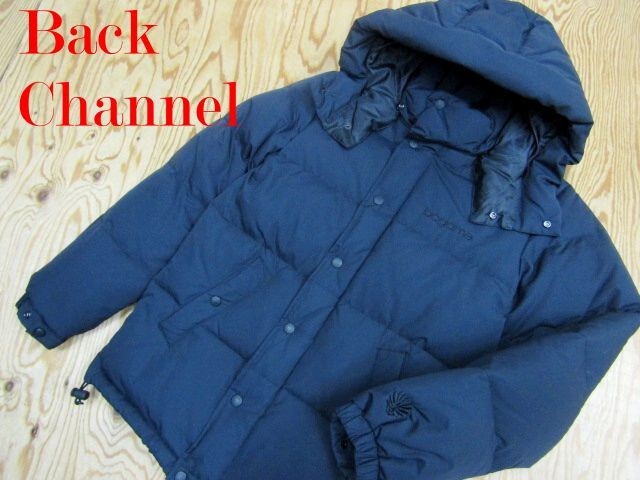 ★バックチャンネル BACK CHANNEL★メンズ フーディダウンジャケット ブラック★R70622004C拍卖
