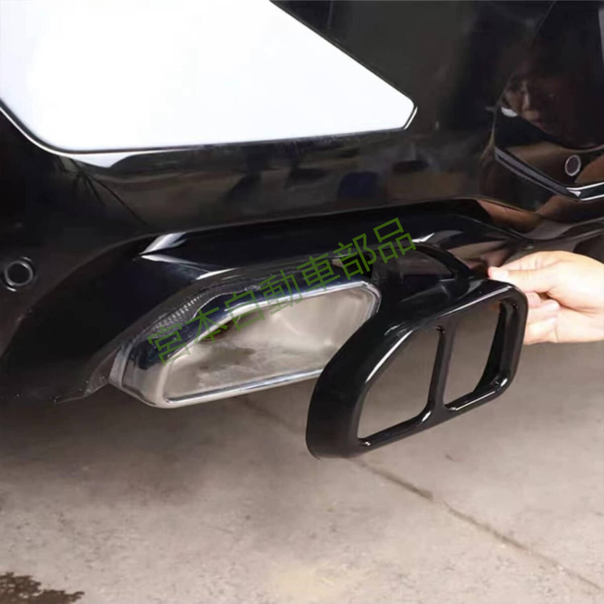 BMW X3 X4 G01 G02 2022-2023 排気マフラー テール パイプ トガーニッシュ カバー マフラーカッター エキパイフィニッシャー アクセサリー拍卖