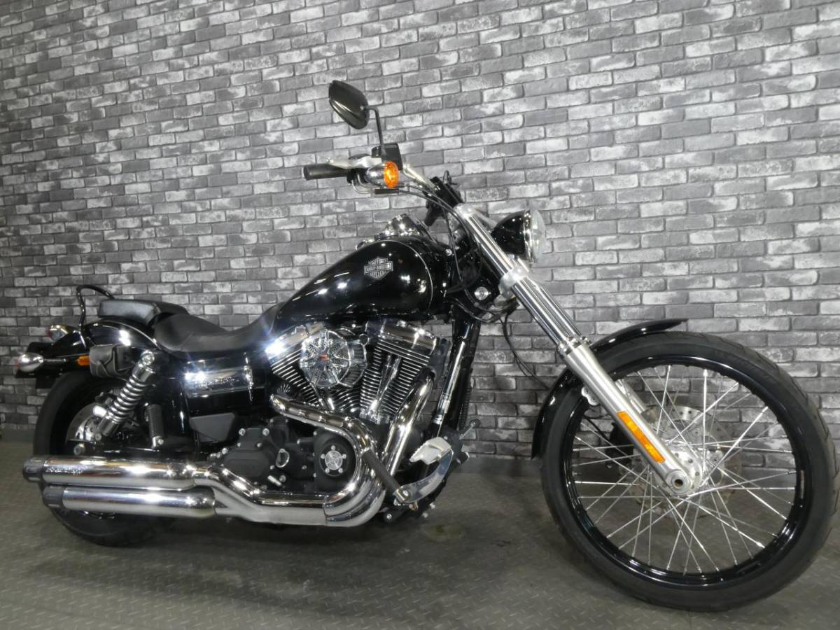 ☆ハーレーダビッドソン FXDWG ワイドグライド スクリーミンイーグルマフラー バックレスト 大阪から 大西商会拍卖