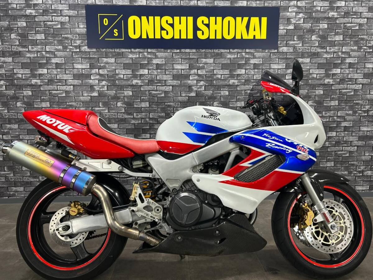 ☆ホンダ VTR1000F モリワキマフラー オーリンズリアサス モリワキバックステップ 大阪から 大西商会拍卖