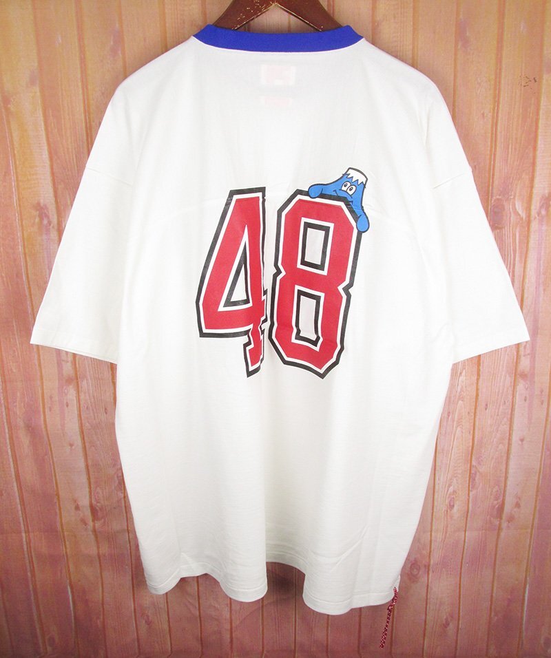 LST11953 BEAMS JAPAN ビームス ジャパン B.J フットボール Tシャツ 11-08-0587-120-01-22 ホワイト XL 未使用拍卖