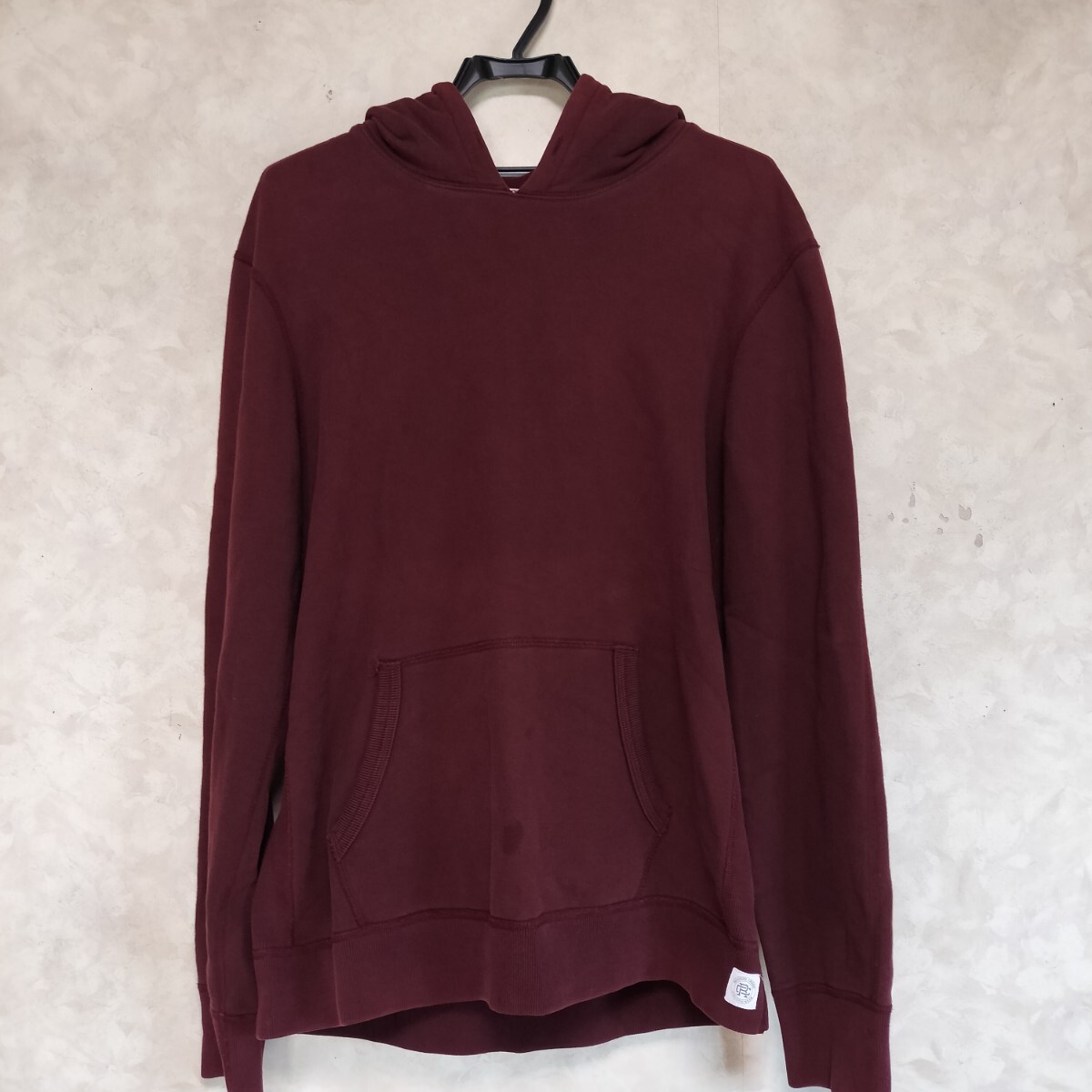 REIGNING CHAMP プルオーバーパーカー ボルドー Midweight Lサイズ拍卖