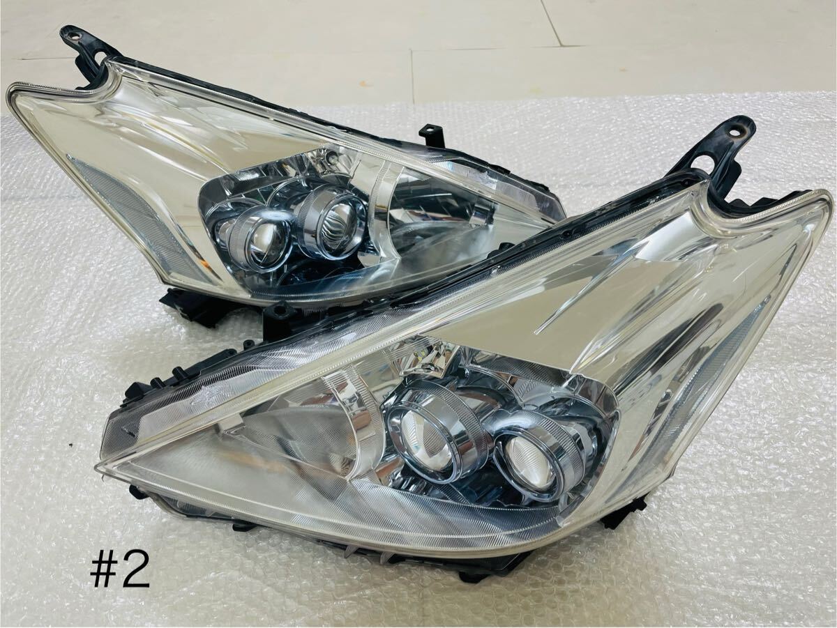 ★破損無し コンピューター付き★ プリウスα ZVW41W 前期 LED ヘッドライト ヘッドランプ 左右 コイト 47-42 刻印 3 ブルーメッキ #2拍卖
