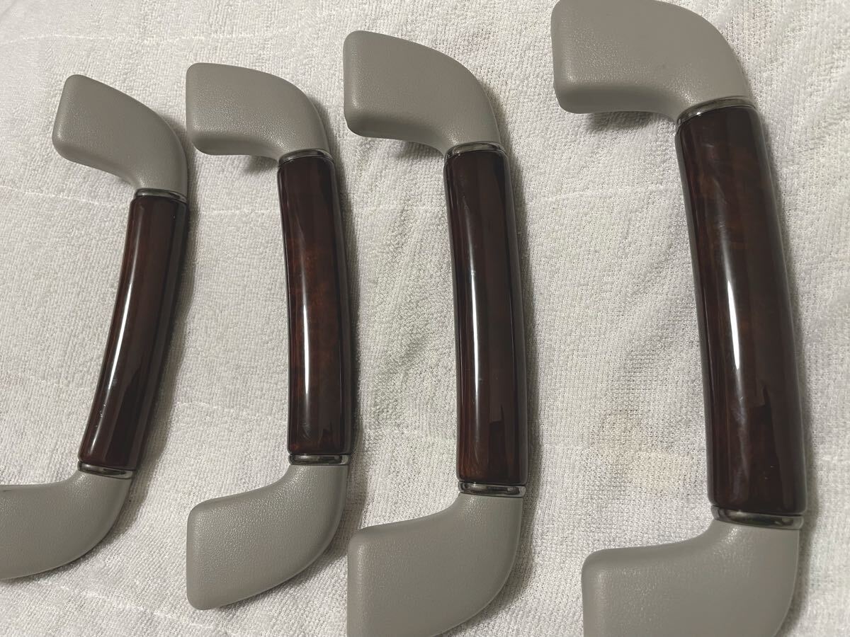 ★アシストグリップ グレー 木目柄 白内装 レクサス LS600h UVF45 UVF46 LS460 USF40 USF41 拍卖