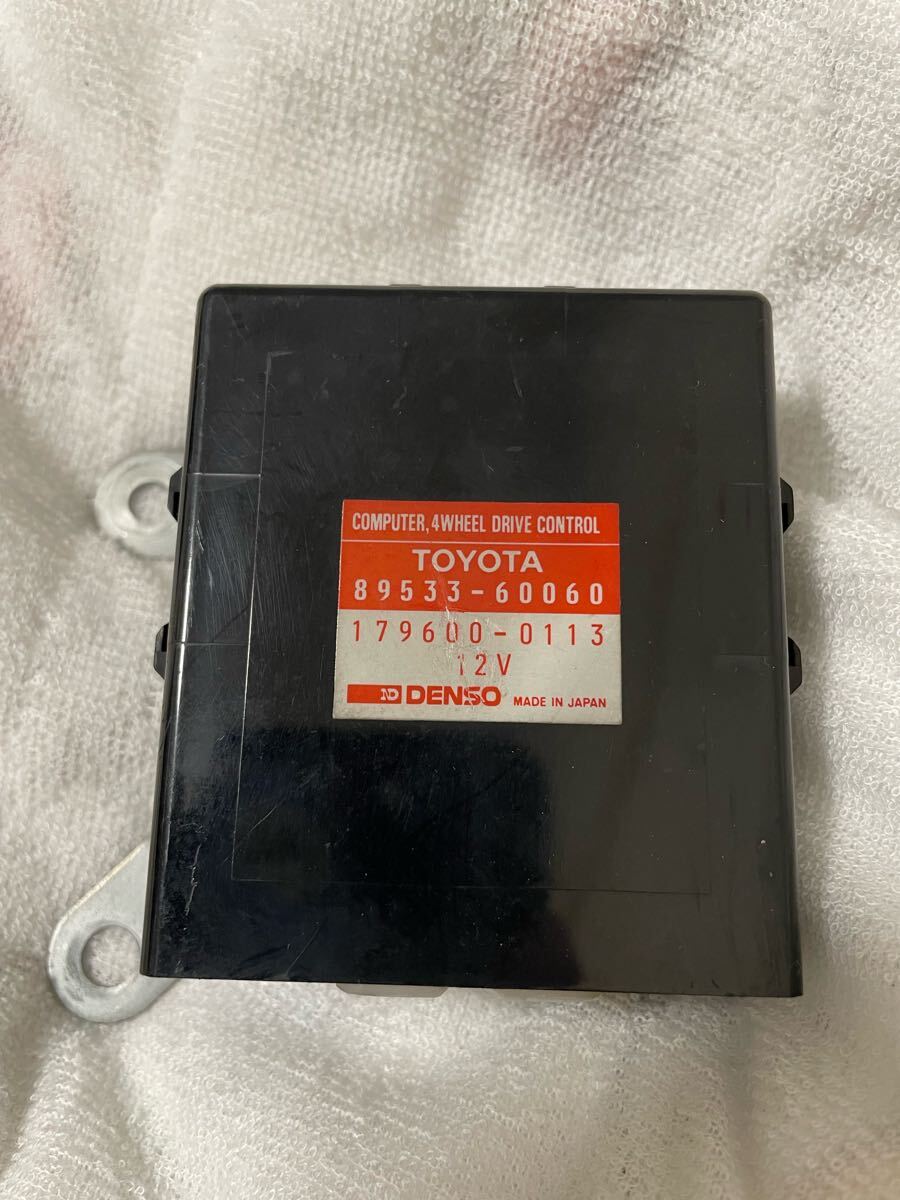 トヨタ TOYOTA LJ78G ランクル プラド 純正 89533-60060 4ホイール ドライブ コンピューター 拍卖