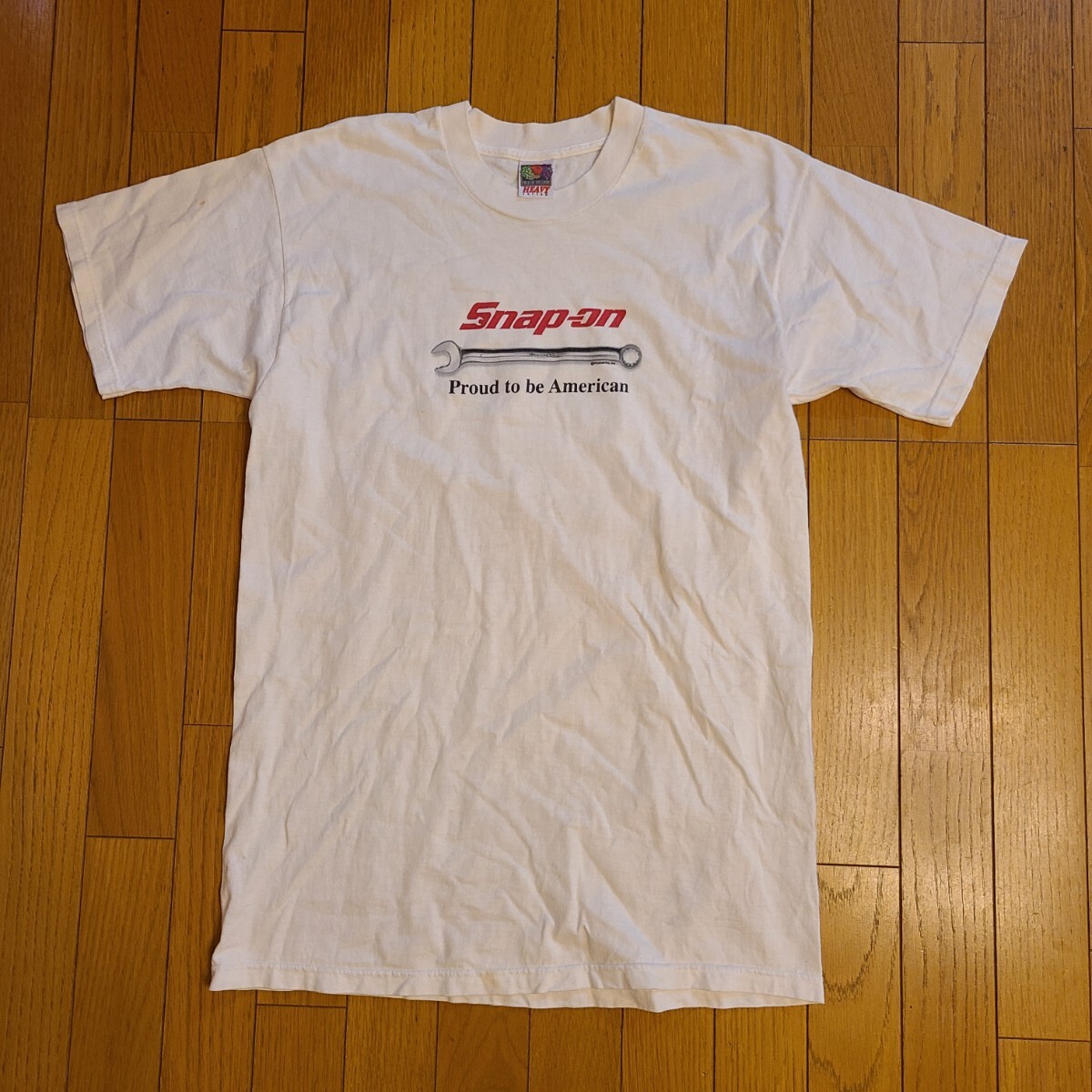 snapon Tシャツ L ホワイト 古着拍卖