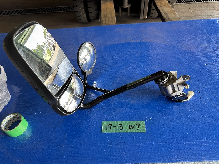 日野デュトロ ダイナ 純正ミラー 左 ワイドキャビン 中古 17-3 7ピン 拍卖