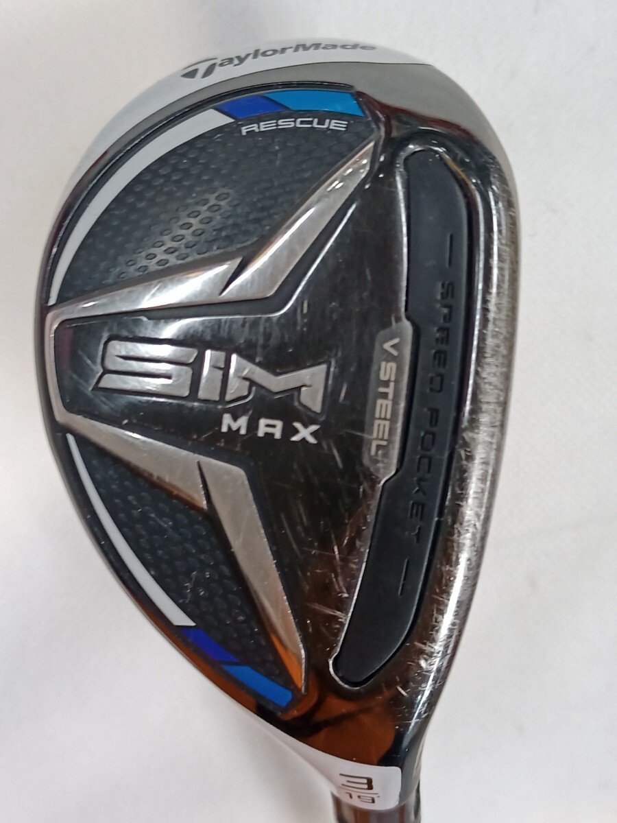 本州のみ送料無料◇即決価格◇UT◇テーラーメイド◇SIM MAX◇TENSEI BLUE TM60◇19度◇R◇40.25in◇343g◇カバーなし拍卖