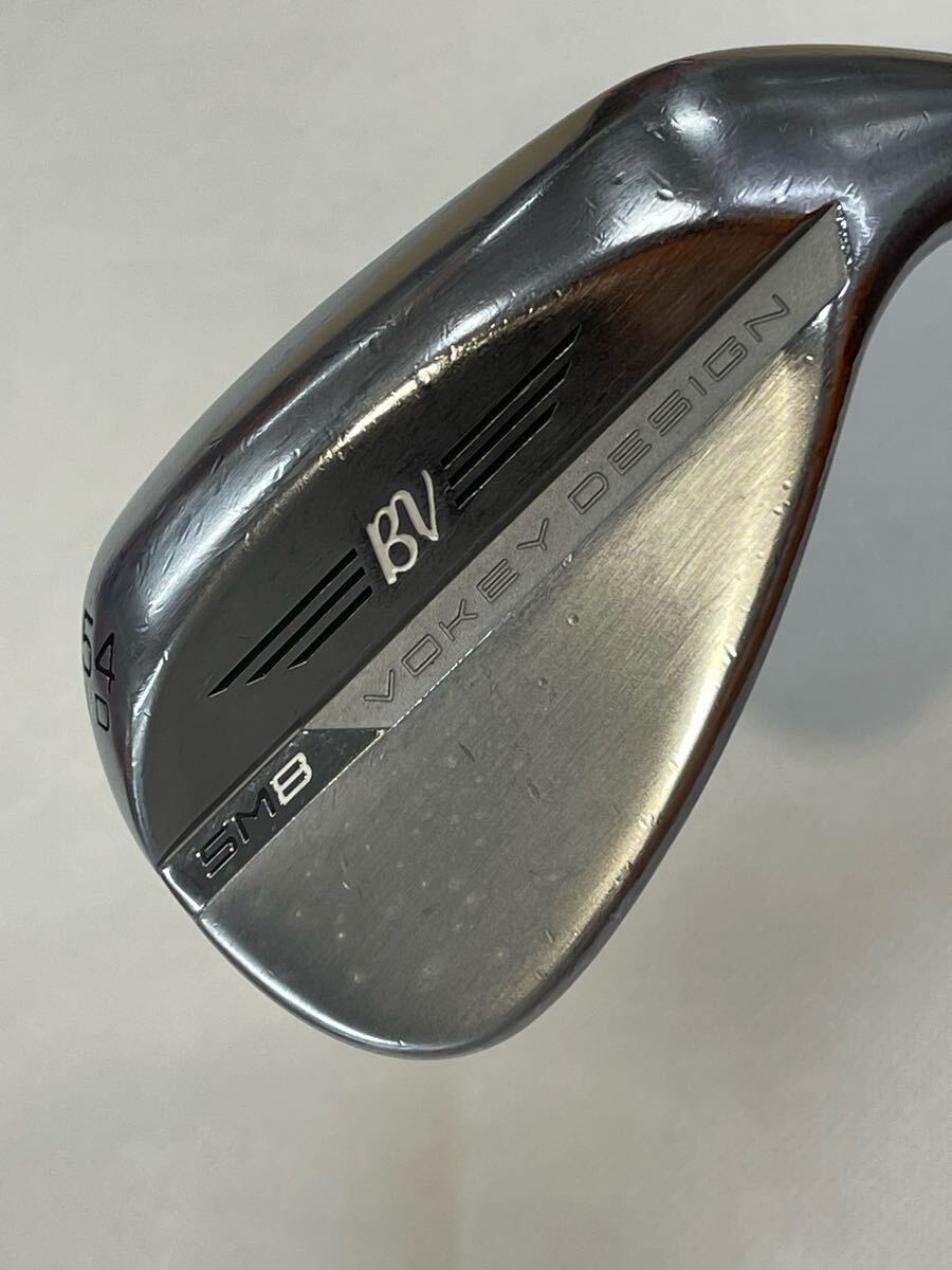 本州のみ送料無料◇ウェッジ◇タイトリスト◇VOKEY SM8ツアークローム◇ダイナミックゴールド 錆あり◇54度◇S200◇35.25in◇477g拍卖