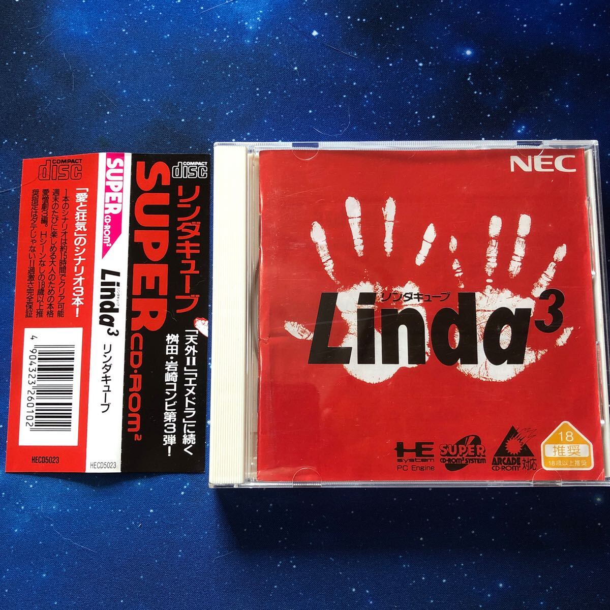 PCE リンダキューブ Linda3 帯付き 動作確認済み PCエンジン SUPER CD-ROM2拍卖