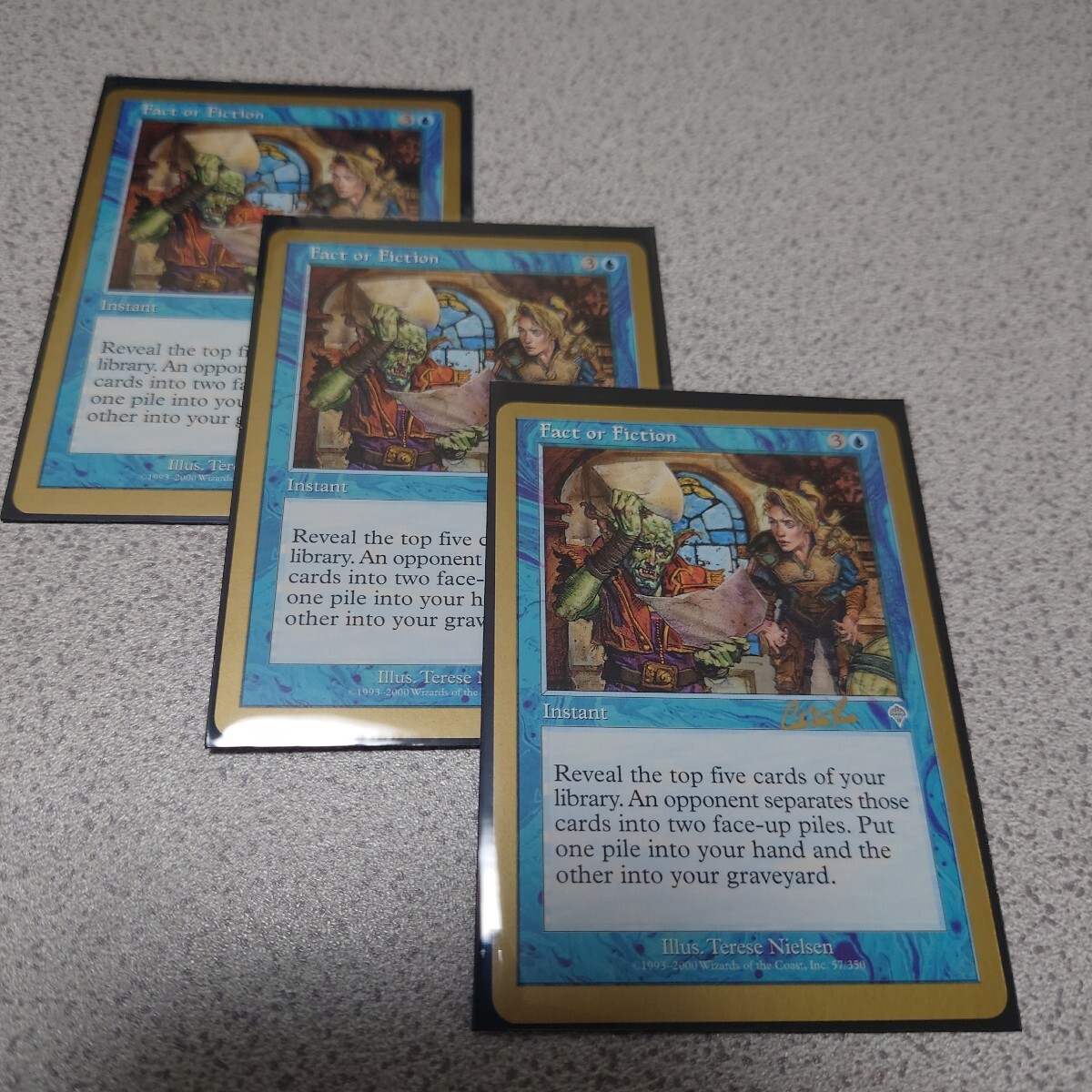 MTG INV 嘘か真か 金枠 英語 三枚セット World Champion 即決拍卖