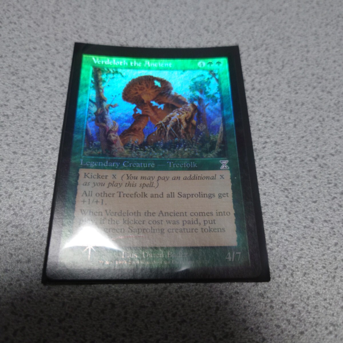 MTG TSP 古木のヴァーデロス 英語foil 一枚 TSB 旧枠 タイムシフト 即決拍卖