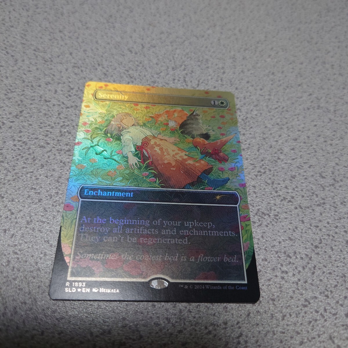 MTG SLD 静寂 英語foil 一枚 ボーダーレス Secret lair シークレットレイヤー Adventures of the Little Witch 即決拍卖