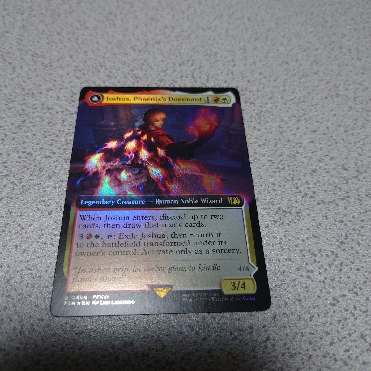 MTG FIN フェニックスのドミナント、ジョシュア 英語foil 一枚 拡張アート ファイナルファンタジー Final Fantasy 即決拍卖