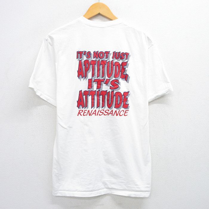 L/古着 フルーツオブザルーム 半袖 ビンテージ Tシャツ メンズ 00s TNHS コットン クルーネック 白 ホワイト 25jun04 中古拍卖