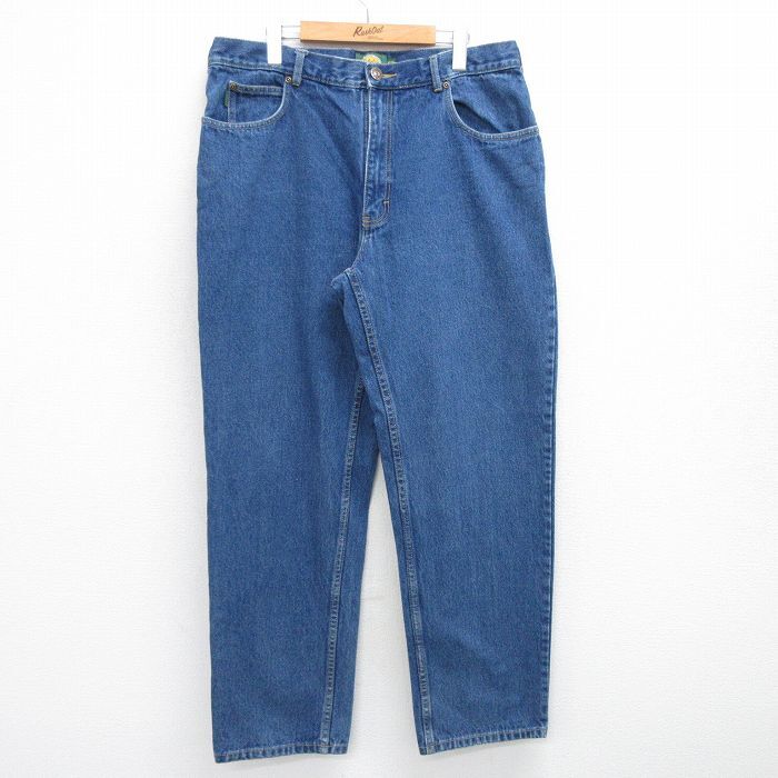 W36/古着 カベラス ジーンズ メンズ 00s コットン 紺 ネイビー デニム 25jun19 中古 ボトムス ジーパン Gパン ロング パンツ拍卖